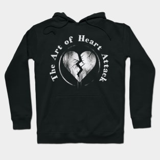 Grunge Broken Heart: Broken but Not Shattered Hoodie